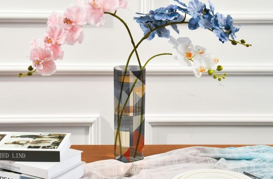 Modern Geometric Acrylic Vase