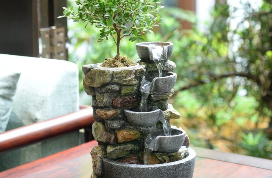 Rockery Tabletop Fountain