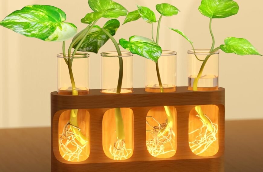 Modern Plant Propagation Station with LED Lights