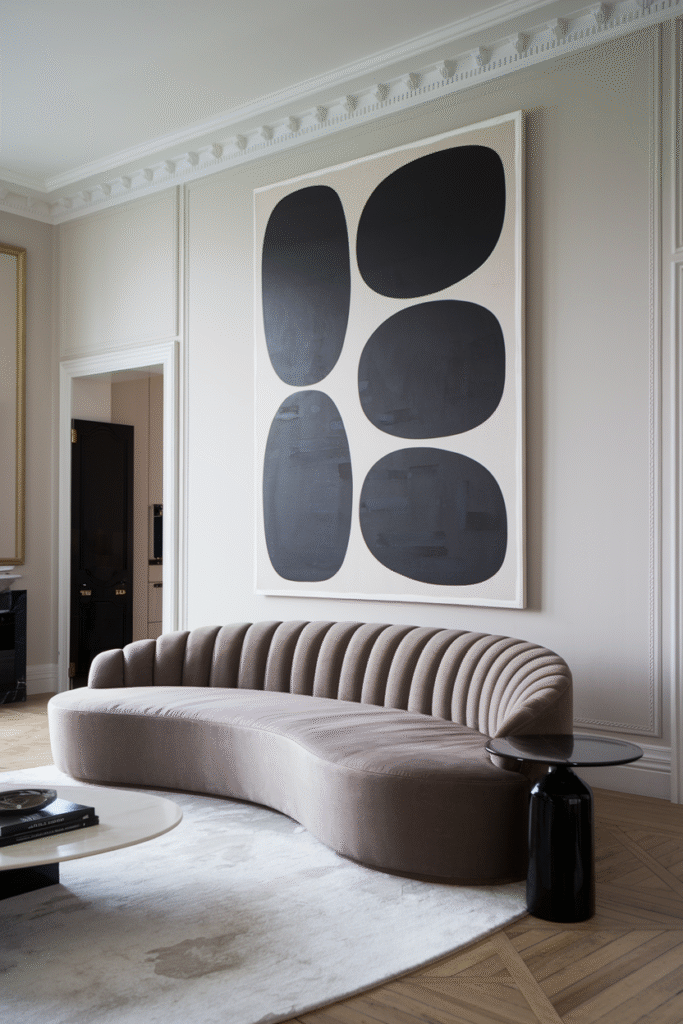 36 Curved Sofa Decor Ideas to Bring Flow and Elegance to Your Home ...