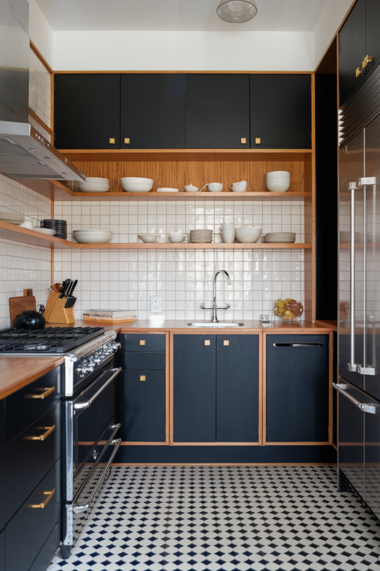 34 Black and Oak Kitchen Designs That Blend Warmth and Style – Saca Home