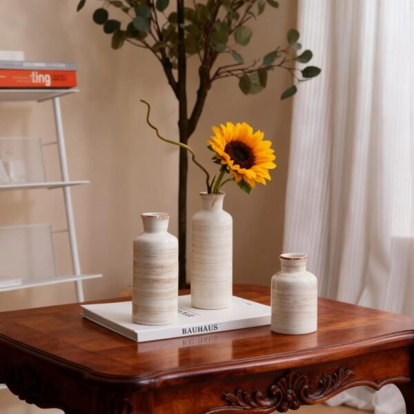 Rustic Ceramic Vase Set : Charming&hellip;