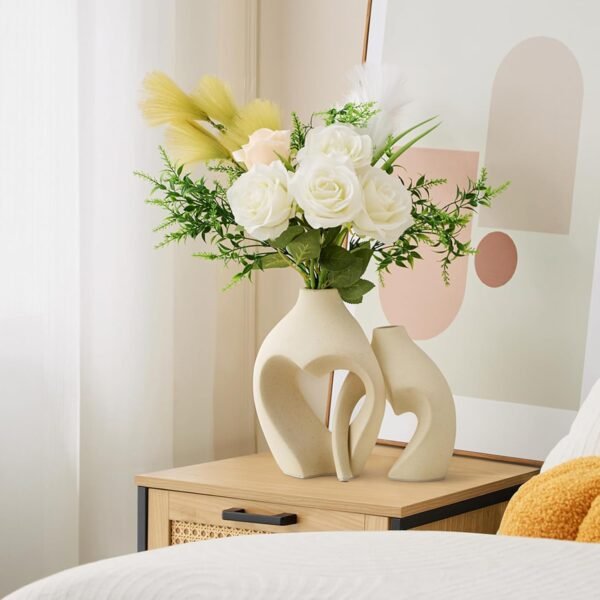 Nordic Heart-Shaped Ceramic Vases : The&hellip;