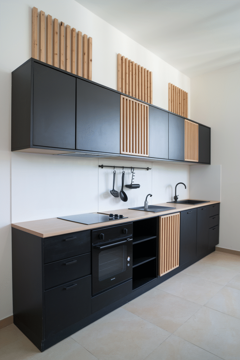 34 Black and Oak Kitchen Designs That Blend Warmth and Style – Saca Home
