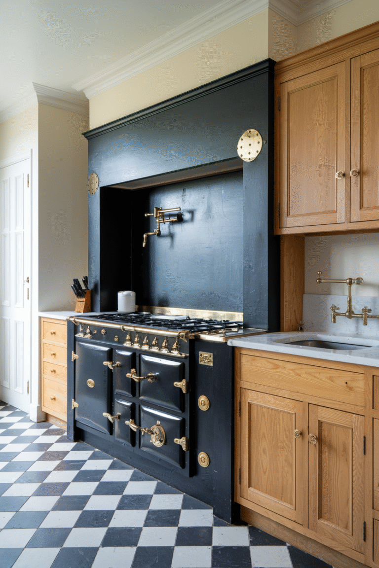 34 Black and Oak Kitchen Designs That Blend Warmth and Style – Saca Home