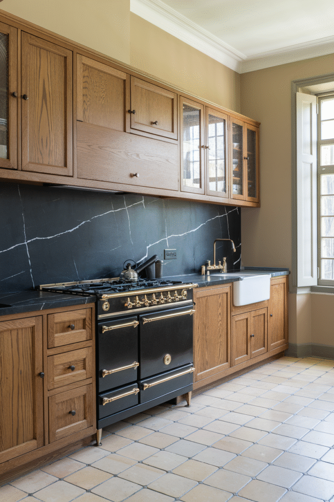 34 Black and Oak Kitchen Designs That Blend Warmth and Style – Saca Home