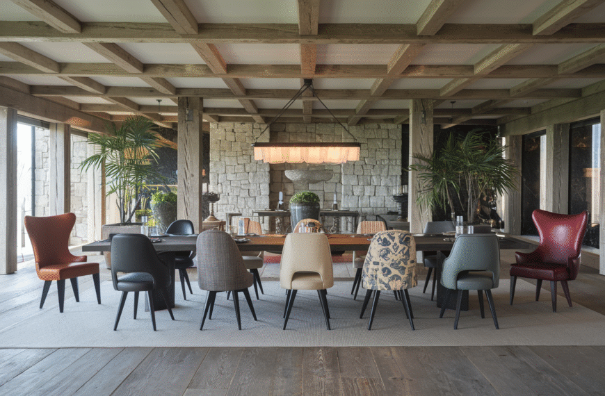 Mismatched Dining Chair Design