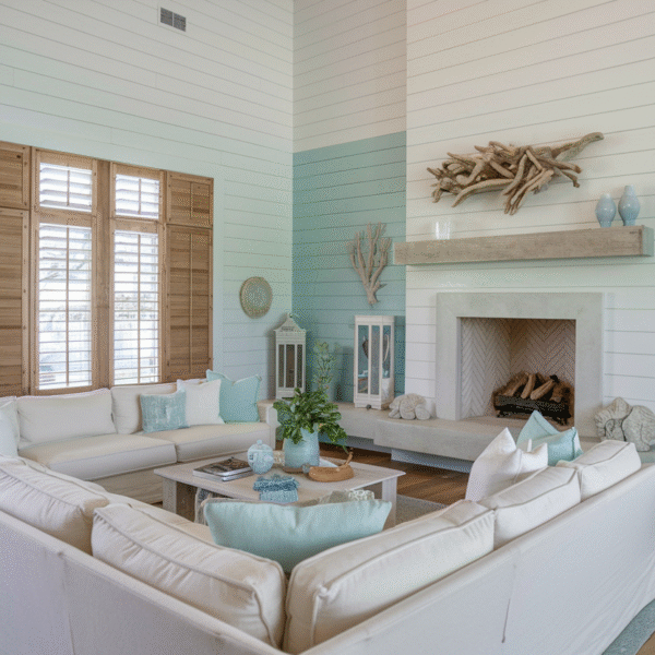 33 Coastal Fireplace Ideas to Inspire&hellip;