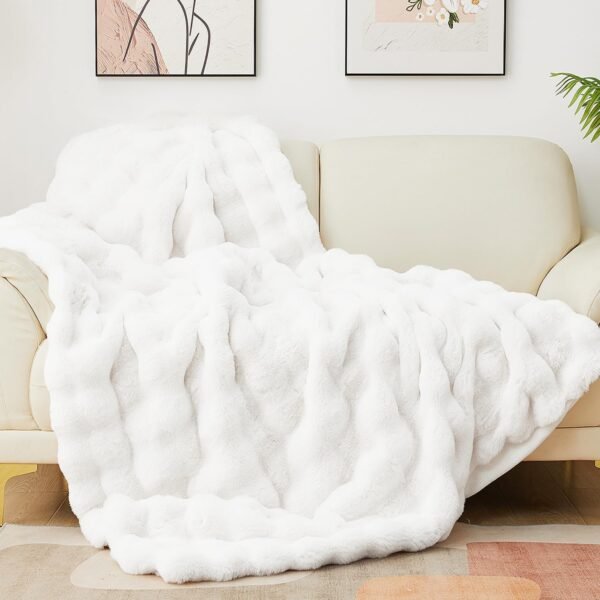The Ultra-Cozy White Faux Fur Bubble&hellip;
