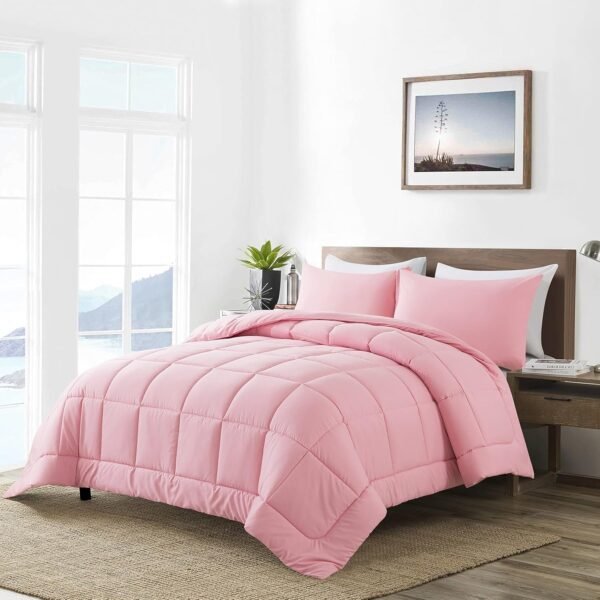 The Pink Twin Comforter Set That…