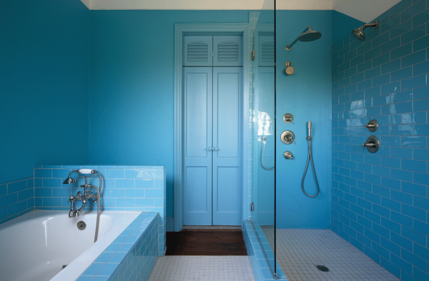 Blue Bathroom