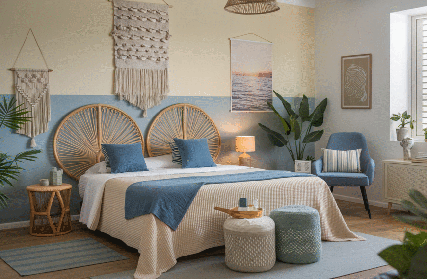 Boho Coastal Bedroom