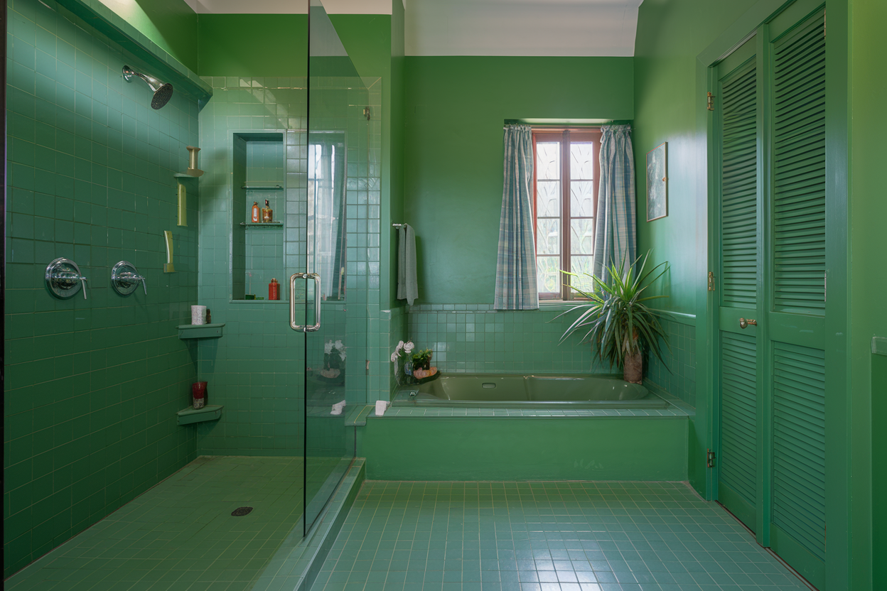 Green Bathroom