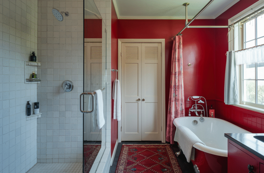Red Bathroom