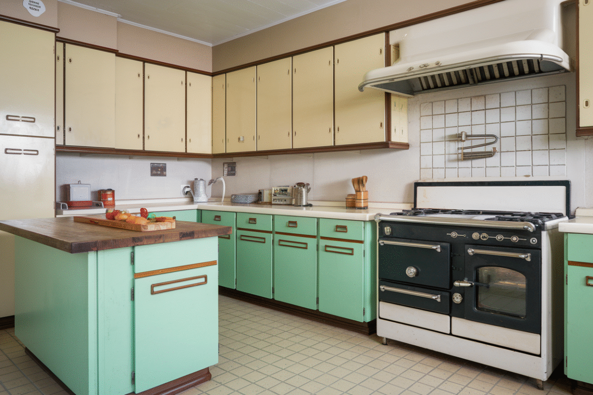 Retro Kitchn 20 Retro Kitchen Ideas That Celebrate Vintage Design in Every Detail ...