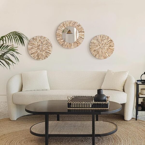 Boho Mother of Pearl Mirror Art&hellip;