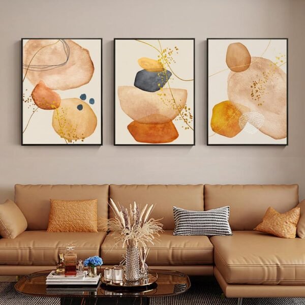 Modern Minimalist Abstract Framed Wall Art…