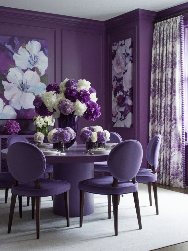 26 Purple Dining Room Ideas for a Statement Space – Saca Home
