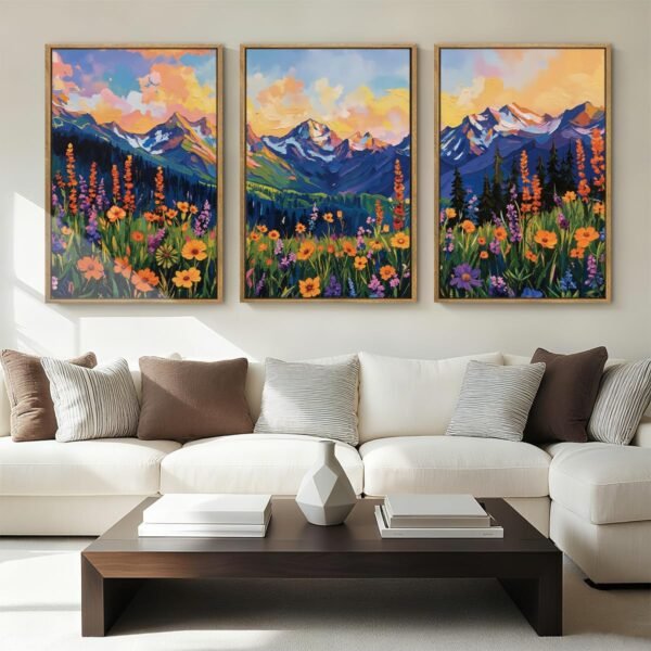 Boho Mountain Wall Decor : A&hellip;