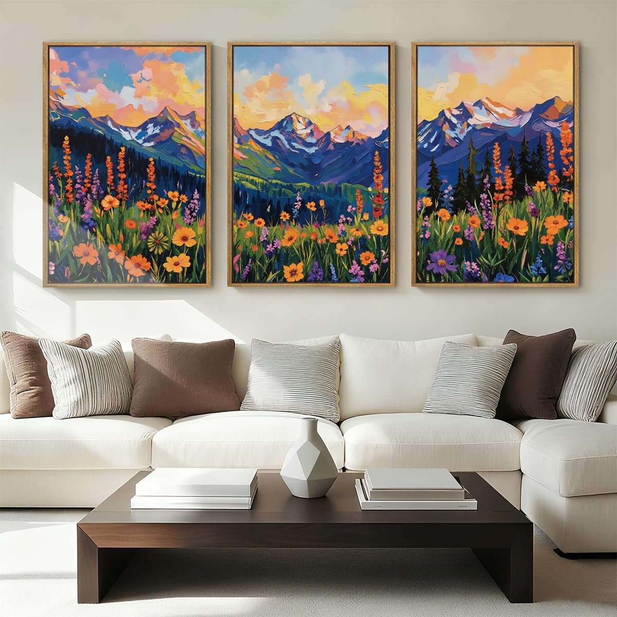 Boho Mountain Wall Decor