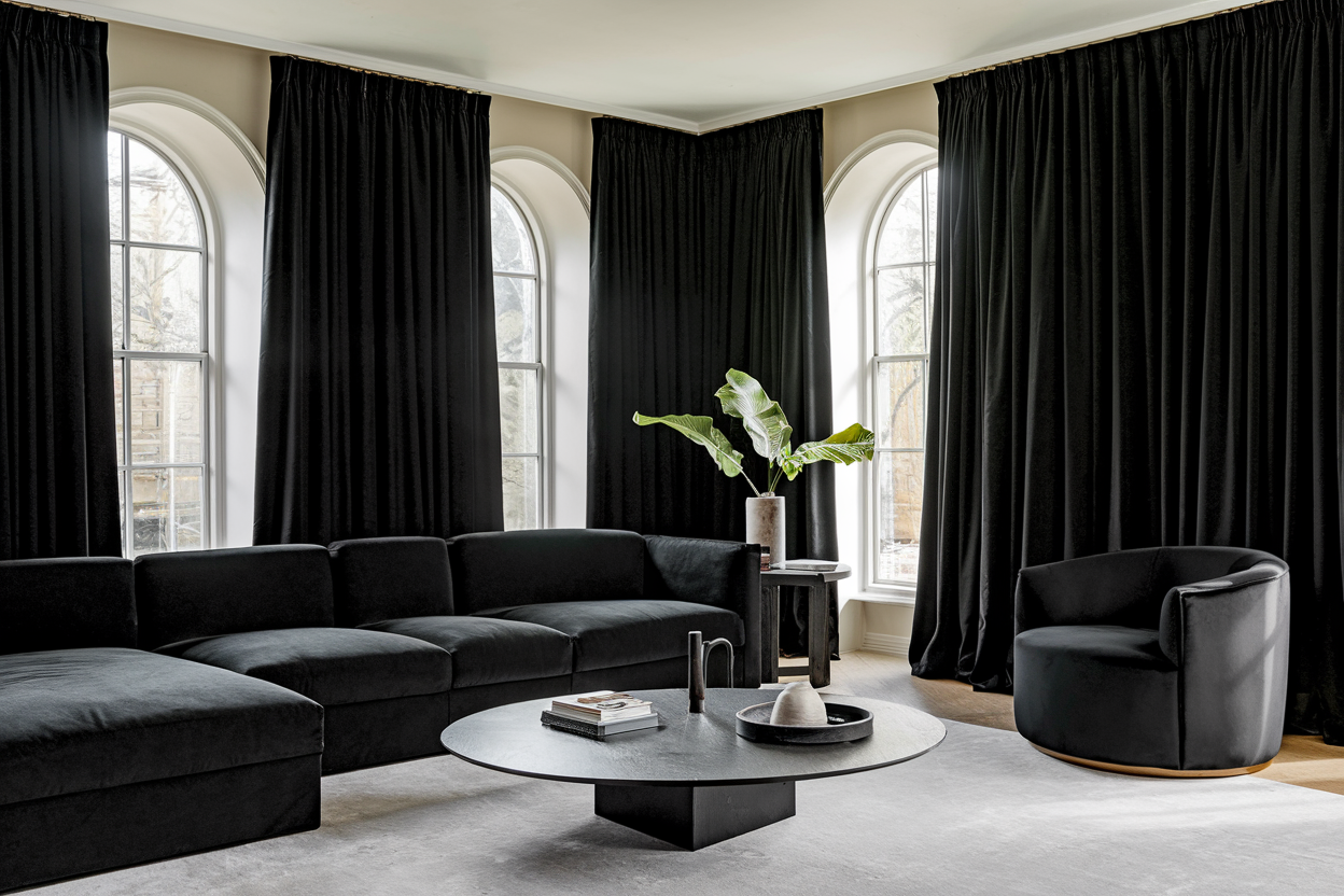 Black Living Room