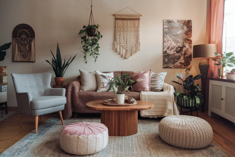 28 Bohemian Living Room Decor Ideas That Feel Warm and Inviting - Saca Home - Warm And Inviting Bohemian Design