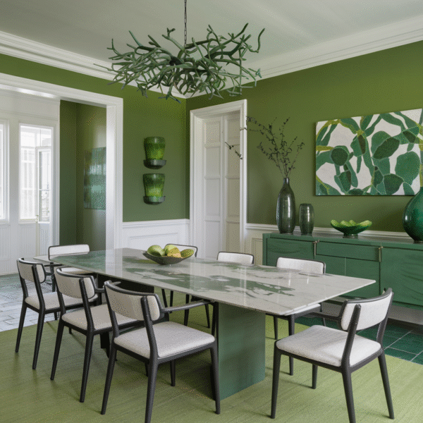 Green Dining Room