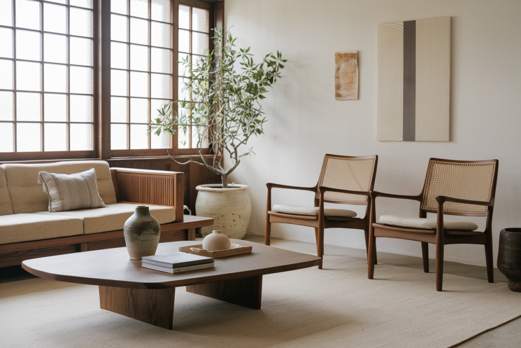 26 Japandi Living Room Design Ideas to Create a Calm Oasis – Saca Home