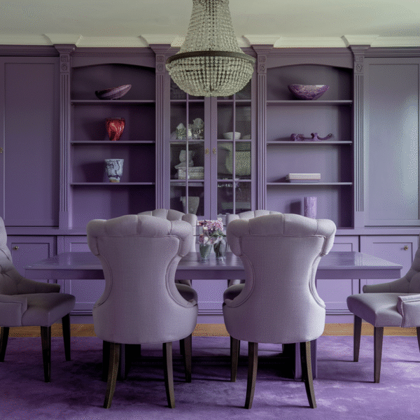 Purple Dining Room