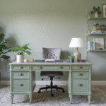Sage Green Home Office