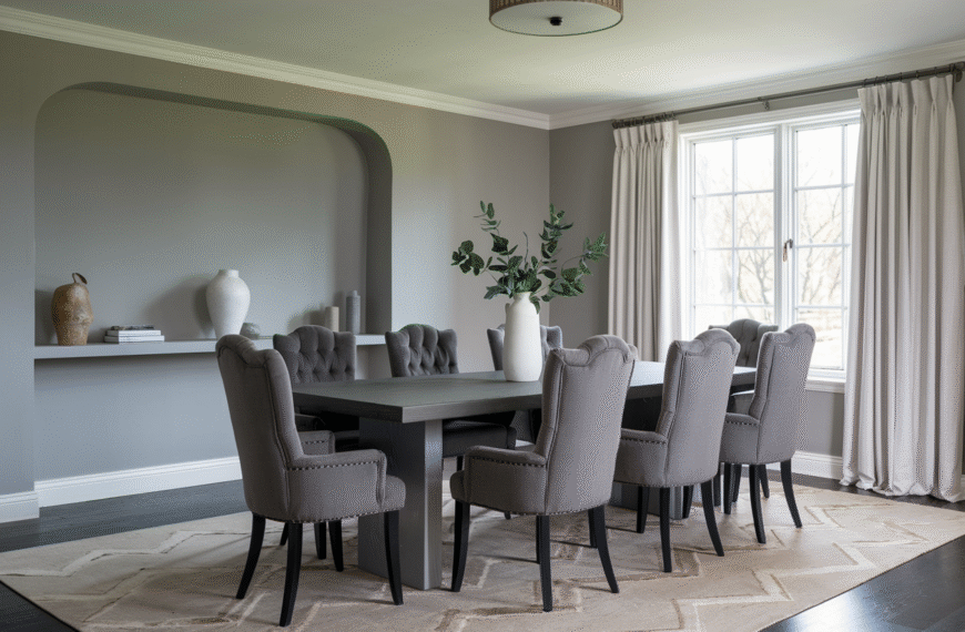 Grey Dining Room