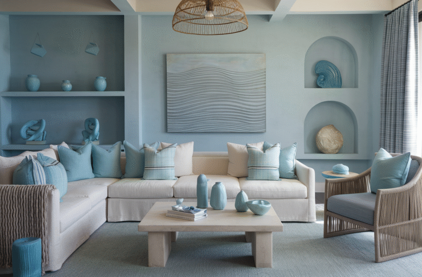 Modern Coastal Living Room