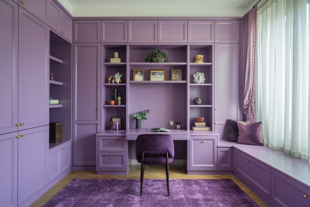 27 Chic Purple Home Office Ideas for a Stylish Workspace – Saca Home