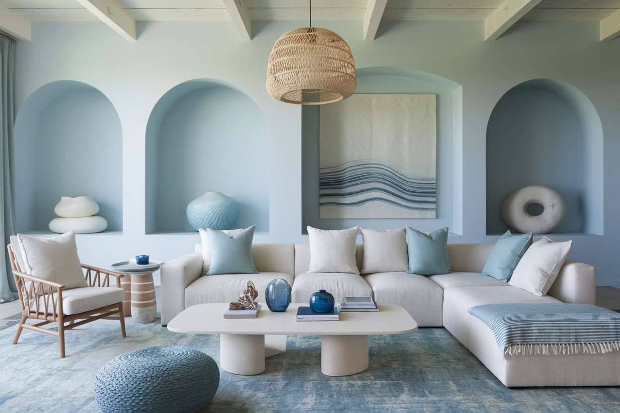 Modern Coastal Living Room