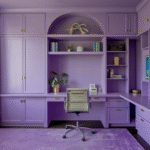 Purple Home Office