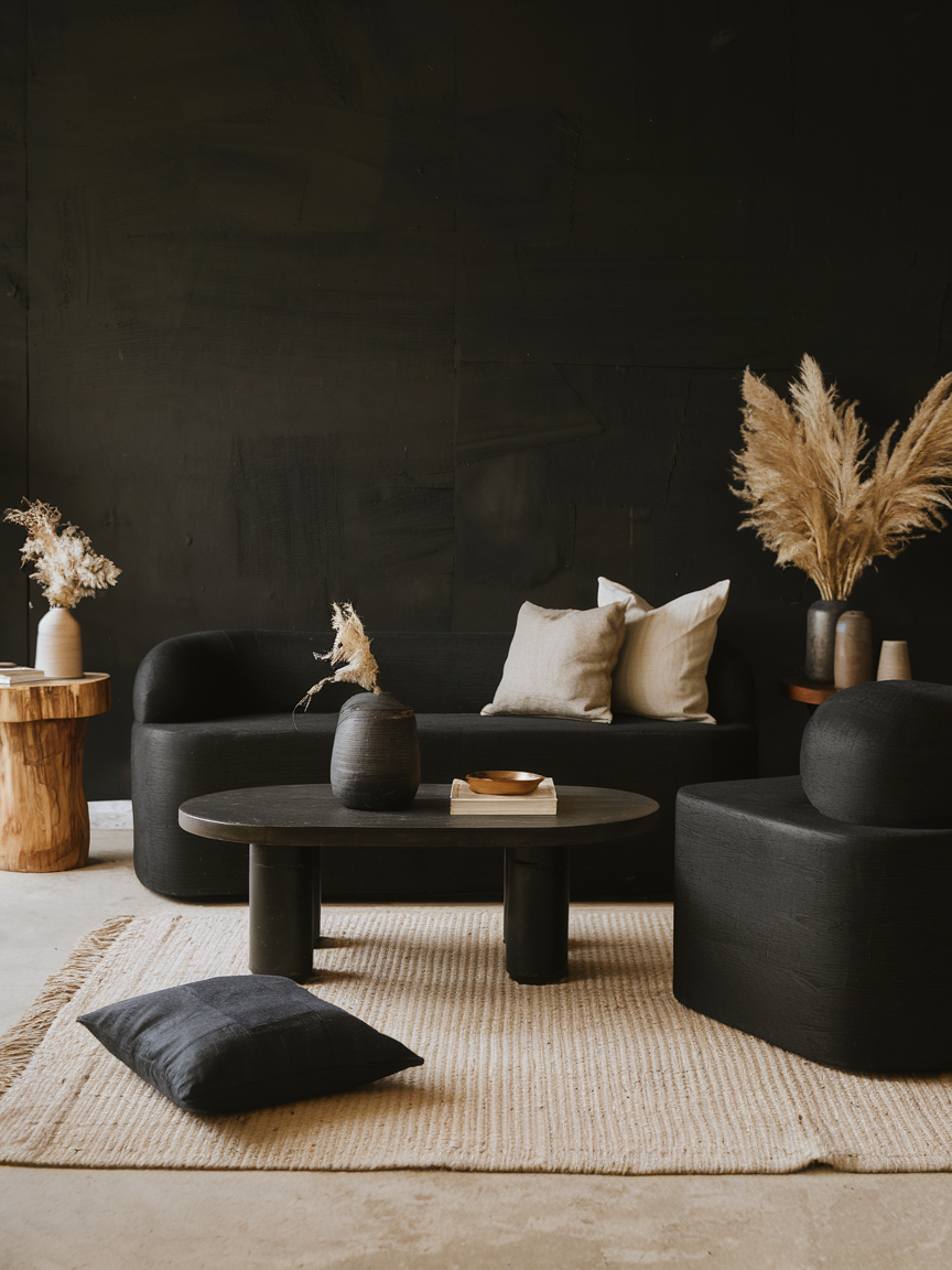 Black Living Room