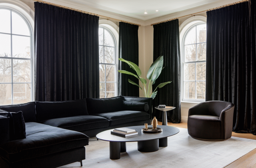 Black Living Room