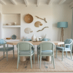 Boho Coastal Dining Room