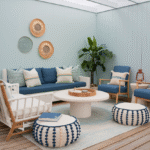 Boho Coastal Living Room