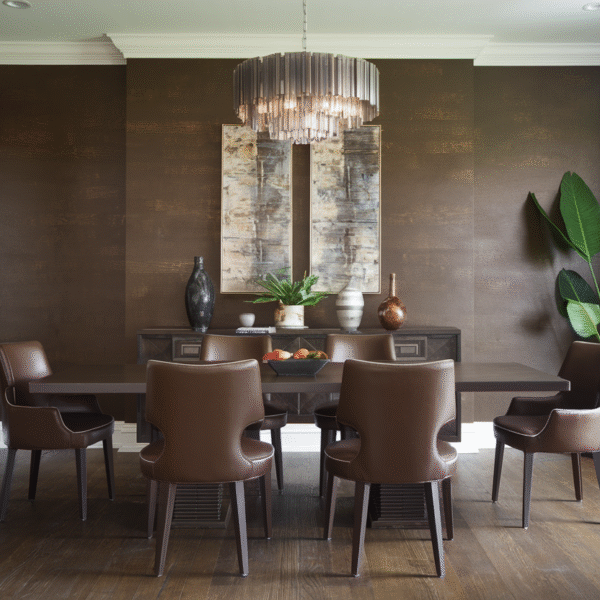Brown Dining Room