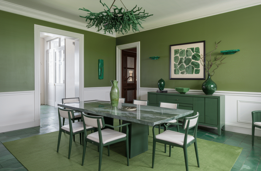 Green Dining Room
