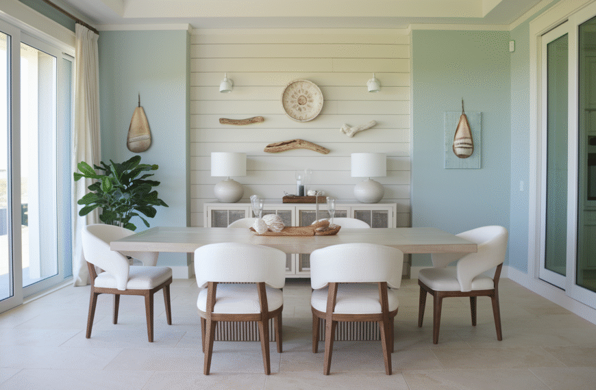 Modern Coastal Dining Room