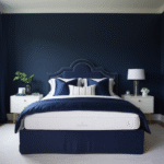 Navy Bedroom