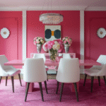 Pink Dining Room