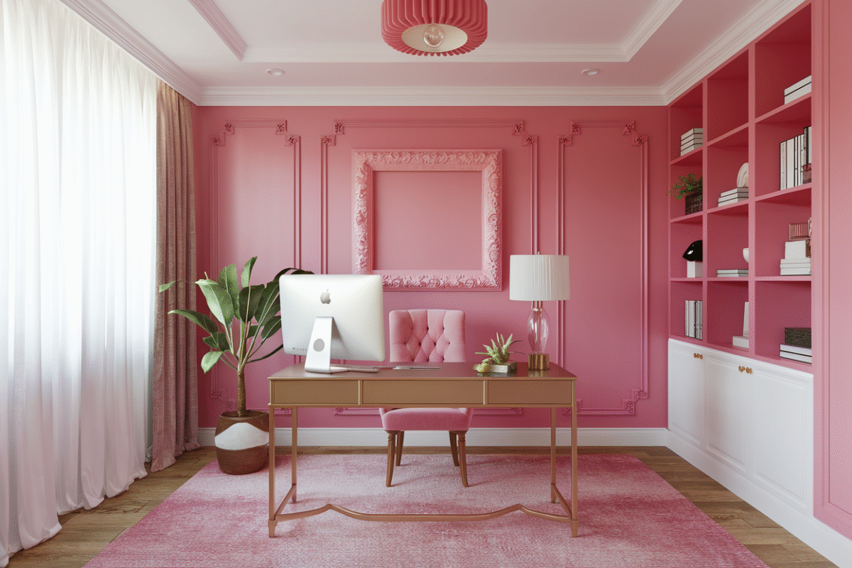 25 Inspiring Pink Home Office Ideas for a Beautiful Workspace – Saca Home
