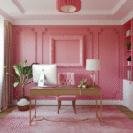 Pink Home Office