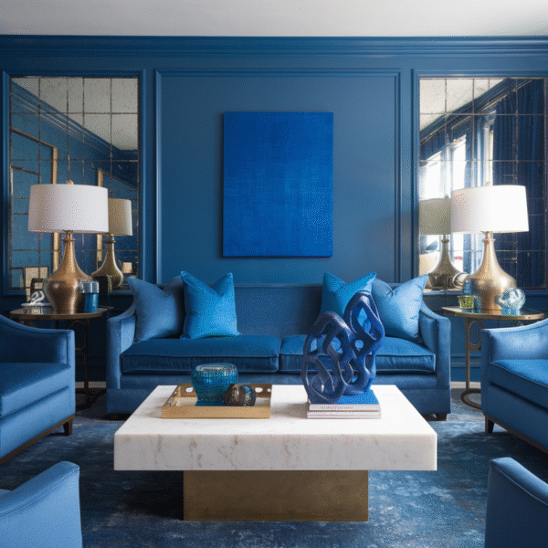 Blue Living Room