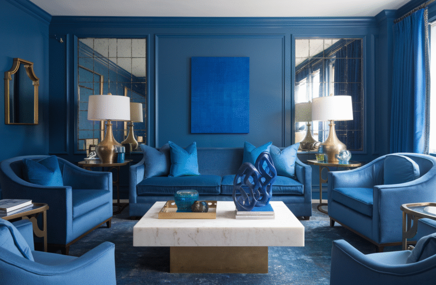 Blue Living Room