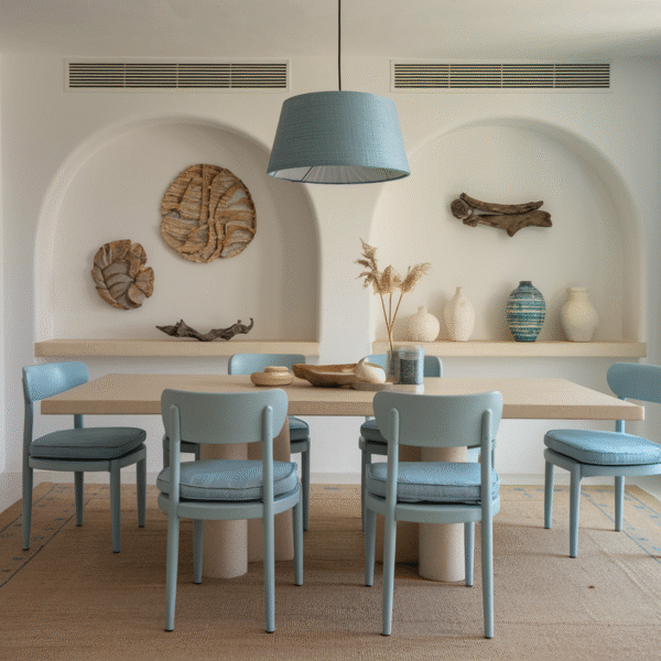Boho Coastal Dining Room