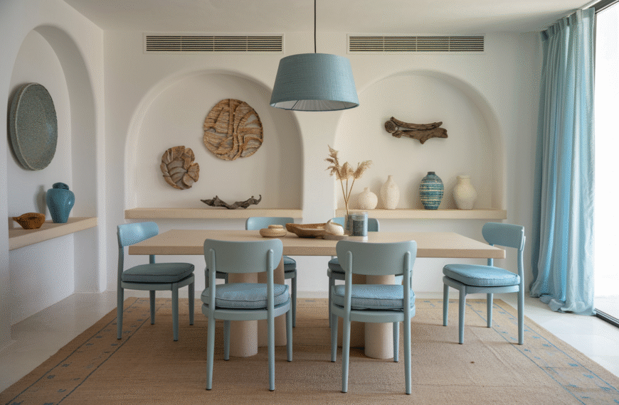 Boho Coastal Dining Room
